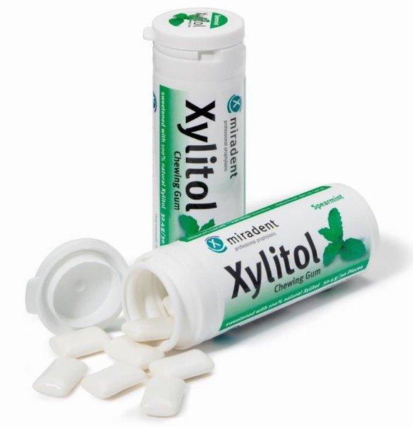 Xylitol Spearmint Zahnpflegekaugummi Damen  30 pezzi von HERBA