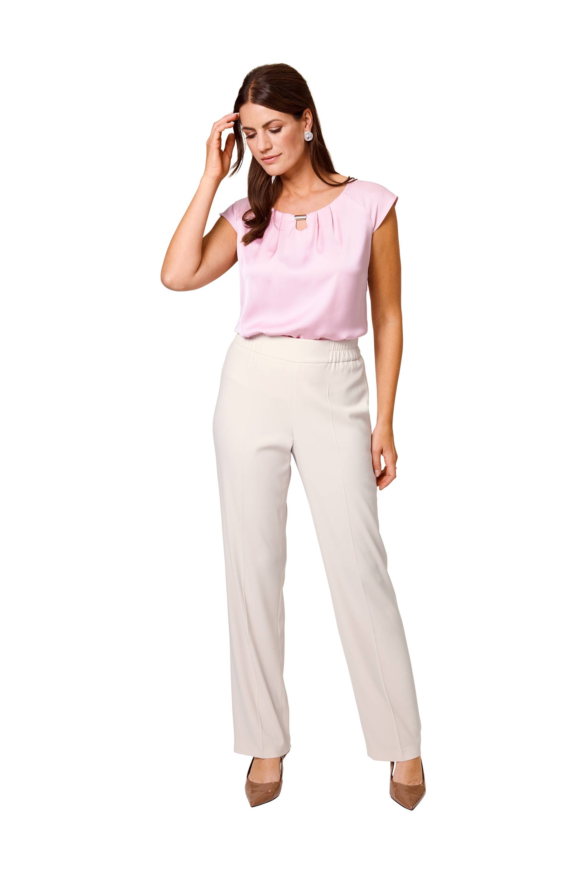 HERMANN LANGE Collection Bundfaltenhose, mit elastischem Bund HERMANN LANGE Collection Bundfaltenhose, mit elastischem Bund von HERMANN LANGE Collection