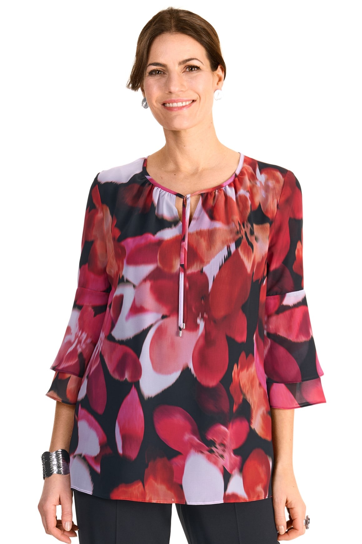 HERMANN LANGE Collection Druckbluse, mit floralem Muster HERMANN LANGE Collection Druckbluse, mit floralem Muster von HERMANN LANGE Collection