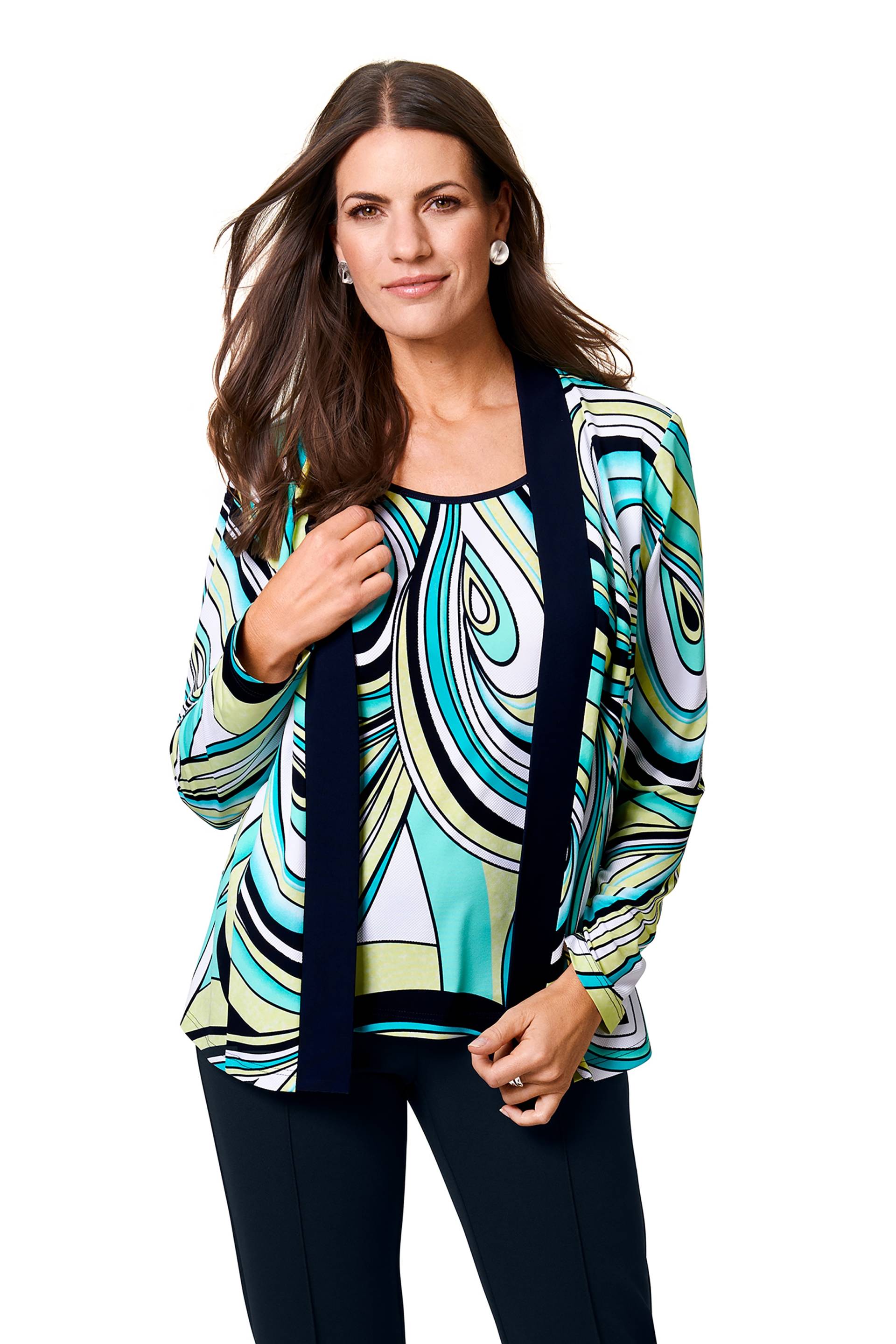 HERMANN LANGE Collection Langarmshirt, mit angesagtem Farbverlauf HERMANN LANGE Collection Langarmshirt, mit angesagtem Farbverlauf von HERMANN LANGE Collection