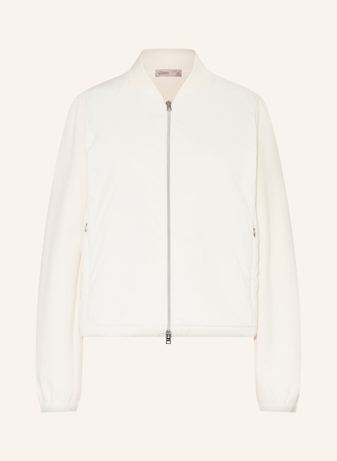 Herno Blouson Im Materialmix weiss von HERNO