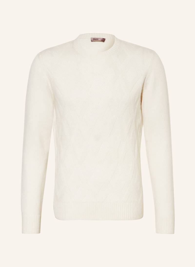 Herno Cashmere-Pullover weiss von HERNO