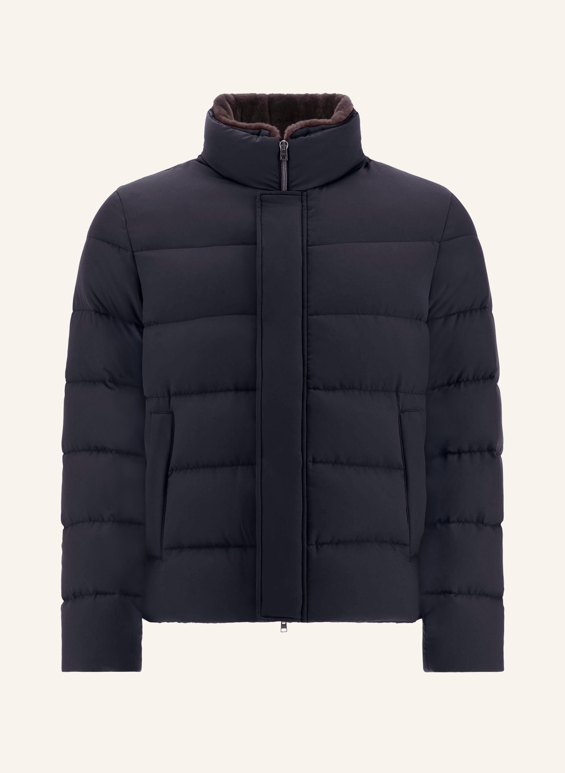 Herno Daunenjacke Mit Abnehmbarem Kunstfell blau Herno Daunenjacke Mit Abnehmbarem Kunstfell blau von HERNO