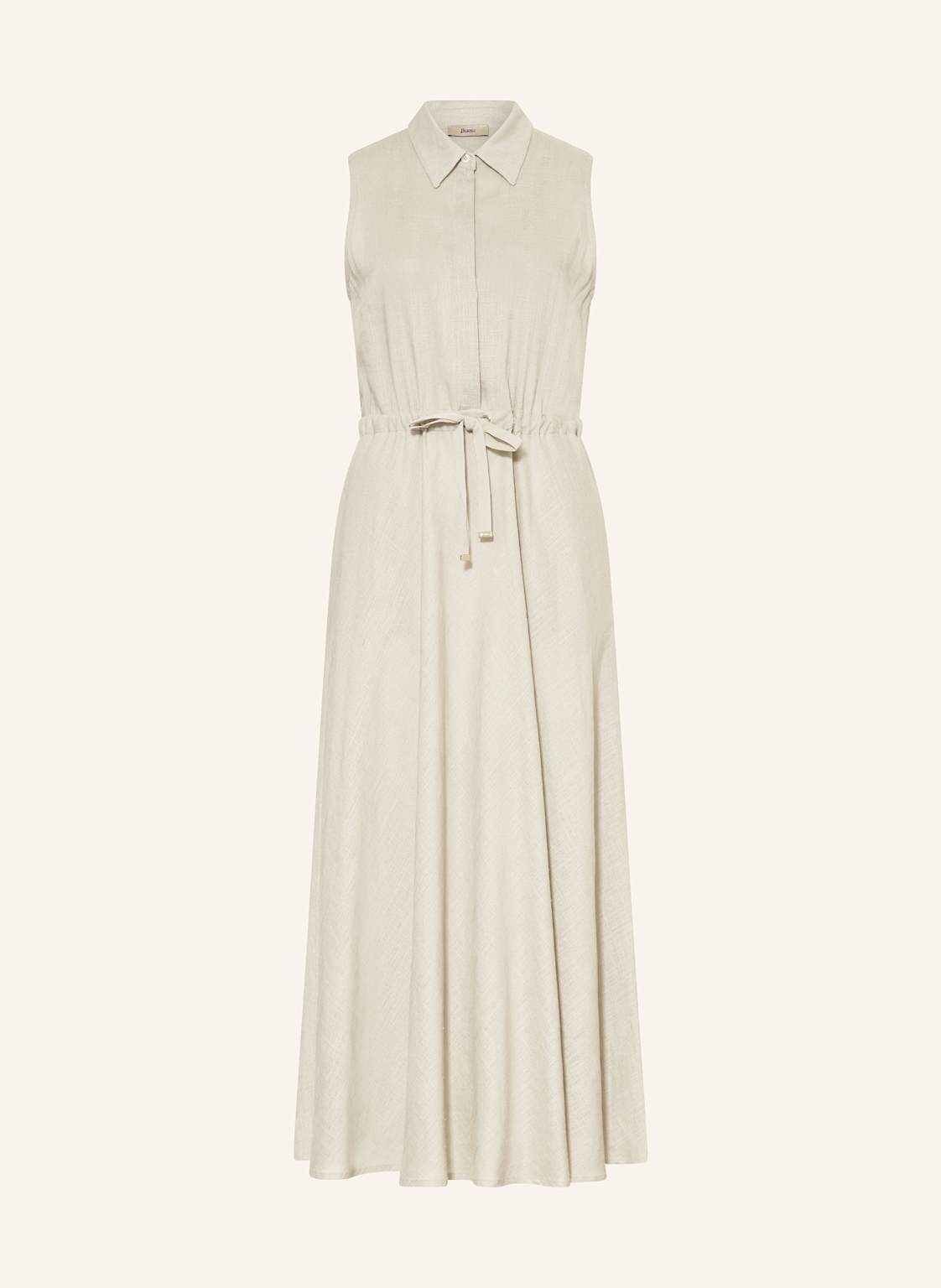 Herno Hemdblusenkleid Mit Leinen beige Herno Hemdblusenkleid Mit Leinen beige von HERNO