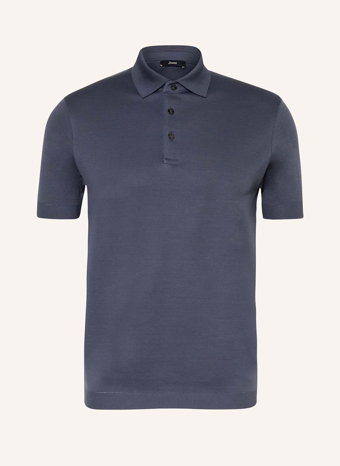 Herno Jersey-Poloshirt blau von HERNO