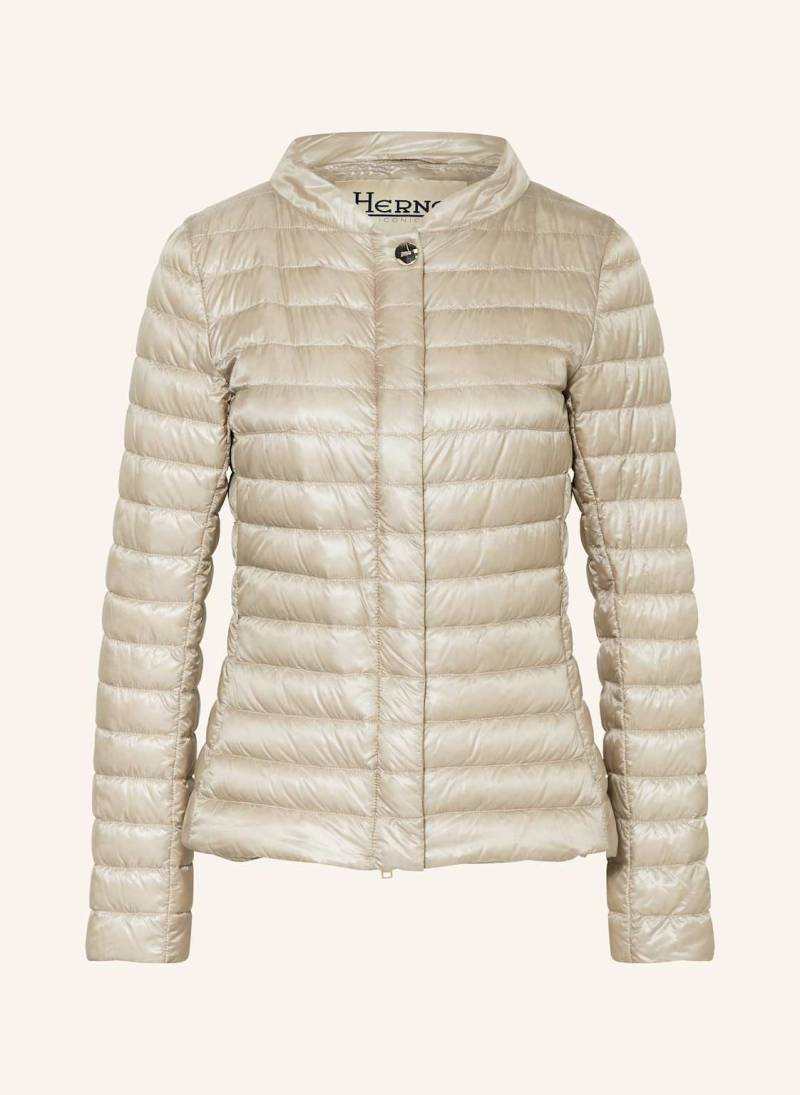 Herno Lightweight-Daunenjacke beige von HERNO