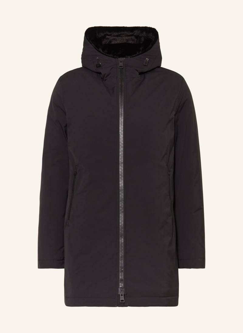 Herno Parka Mit Kunstfell schwarz Herno Parka Mit Kunstfell schwarz von HERNO