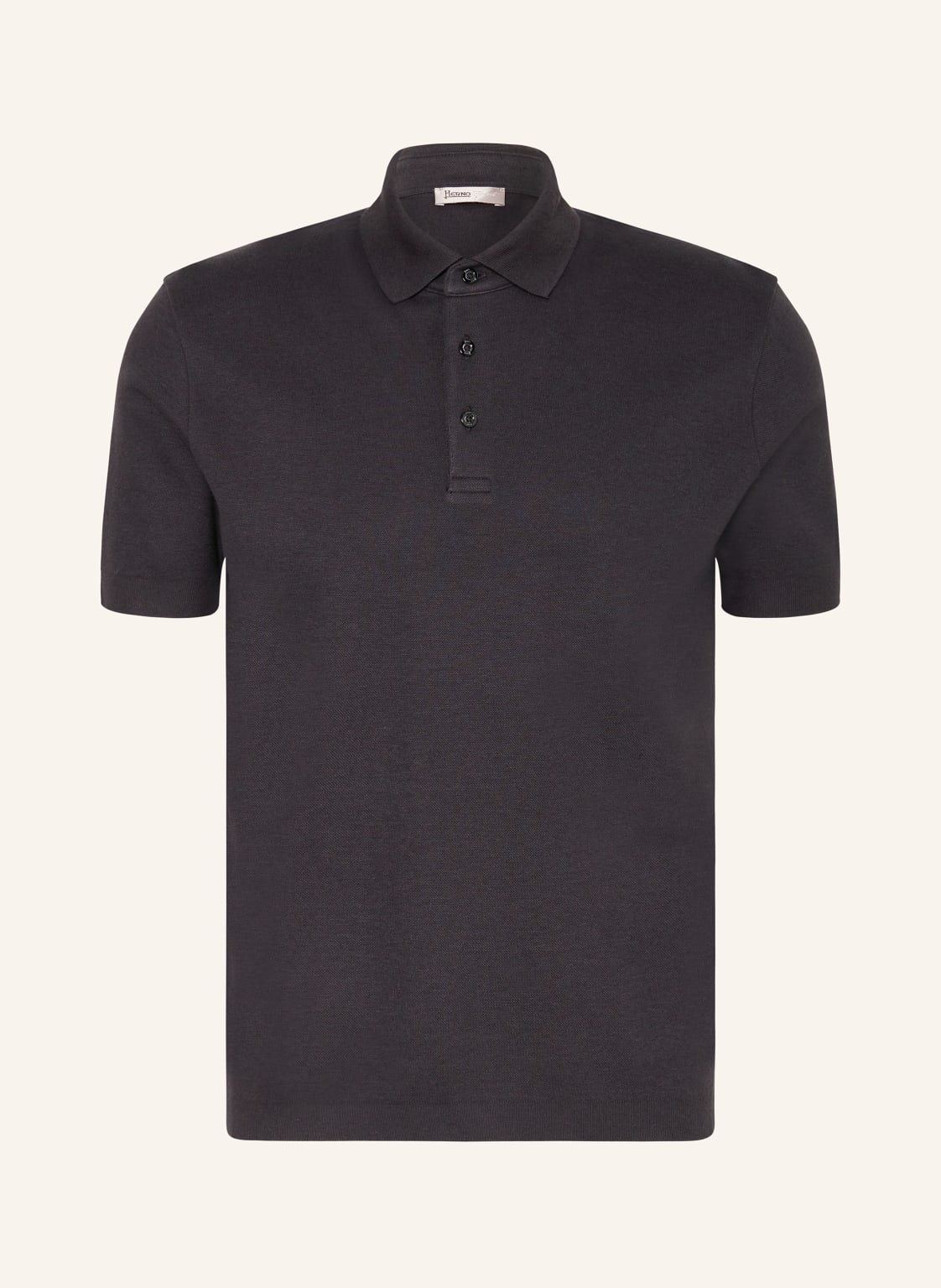 Herno Piqué-Poloshirt blau von HERNO