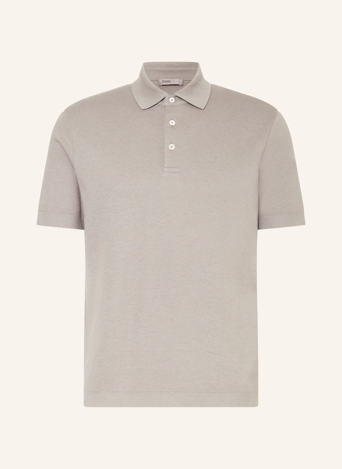 Herno Piqué-Poloshirt grau von HERNO