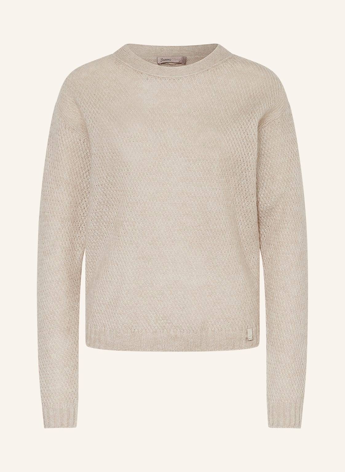 Herno Pullover Mit Alpaka beige von HERNO