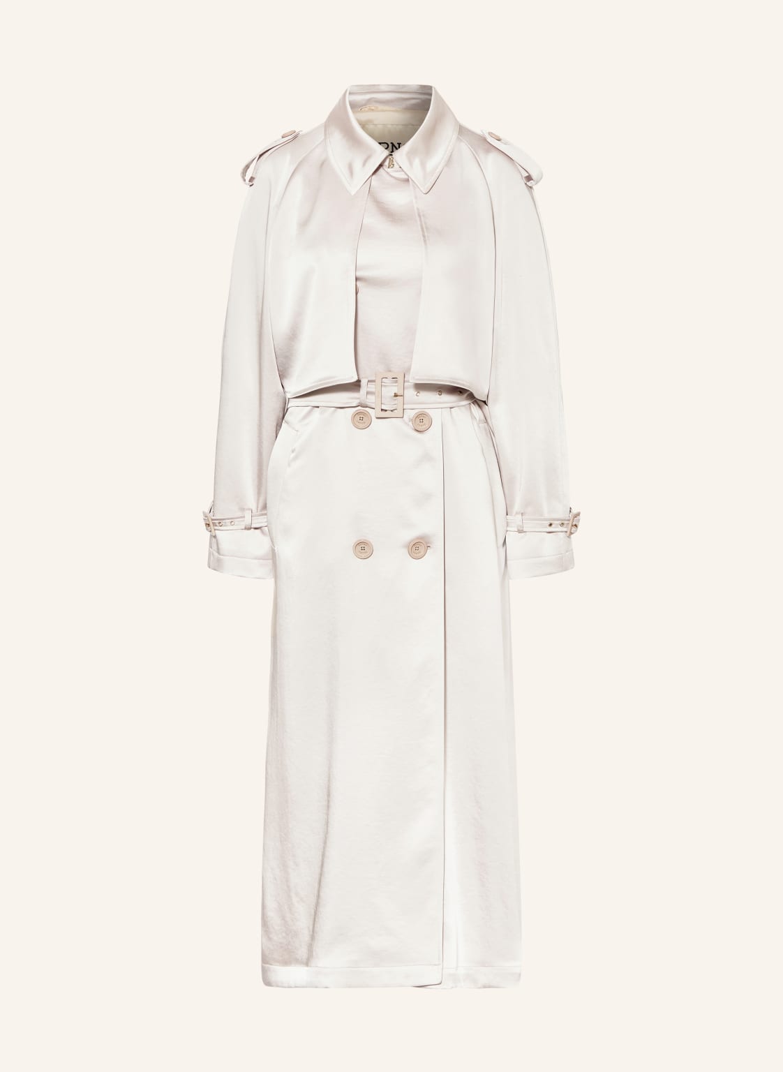 Herno Trenchcoat Aus Satin beige Herno Trenchcoat Aus Satin beige von HERNO
