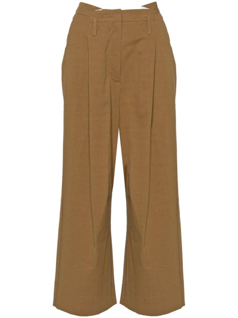 HERSKIND Carl pleated trousers - Neutrals von HERSKIND