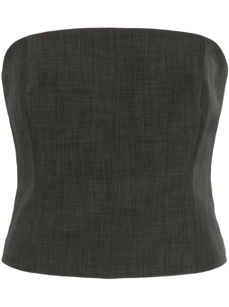 HERSKIND Cosima bandeau-style top - Grey von HERSKIND