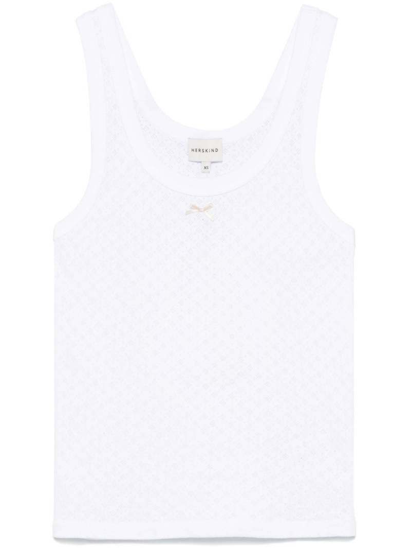 HERSKIND Hunter tank top - White von HERSKIND