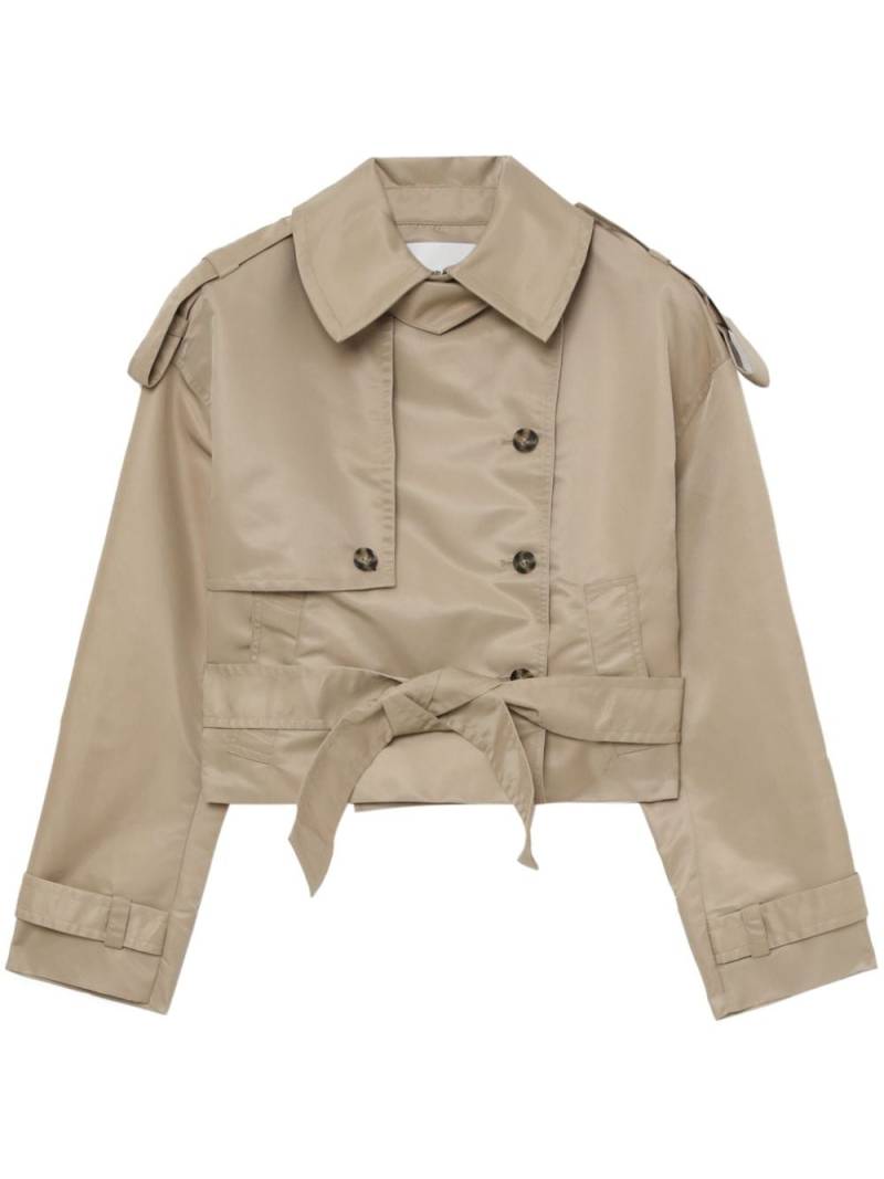 HERSKIND Louisa cropped trench jacket - Neutrals von HERSKIND