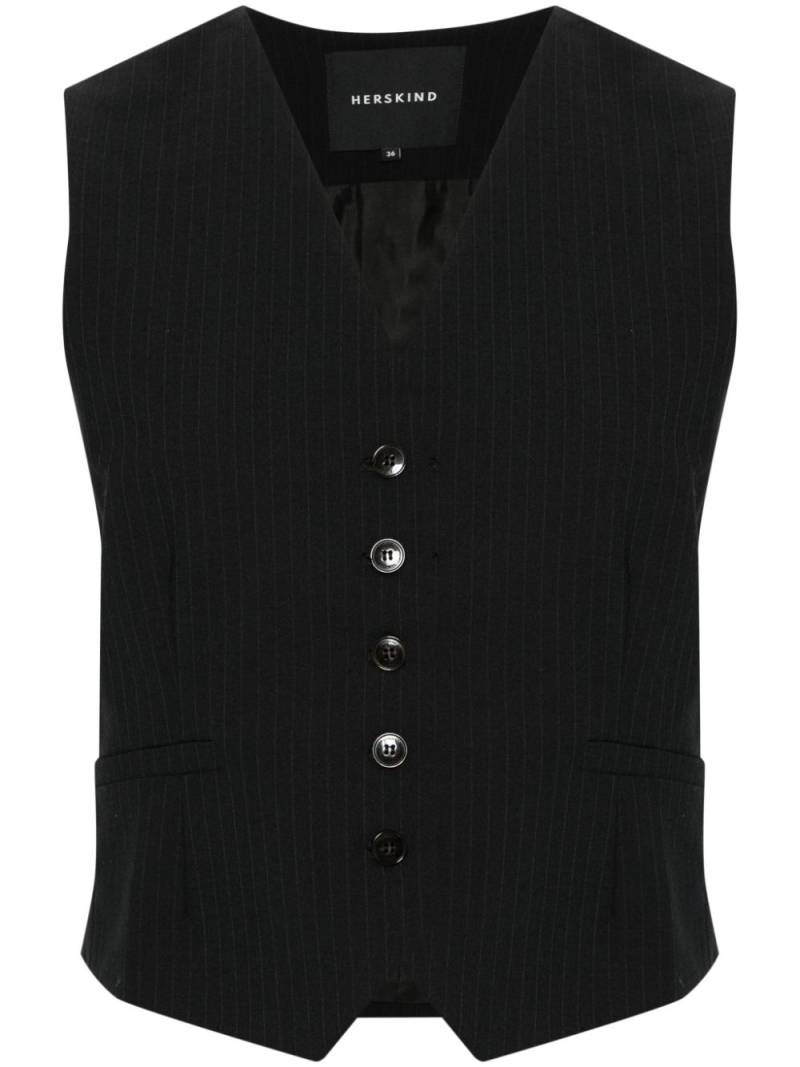 HERSKIND Mister waistcoat - Blue von HERSKIND