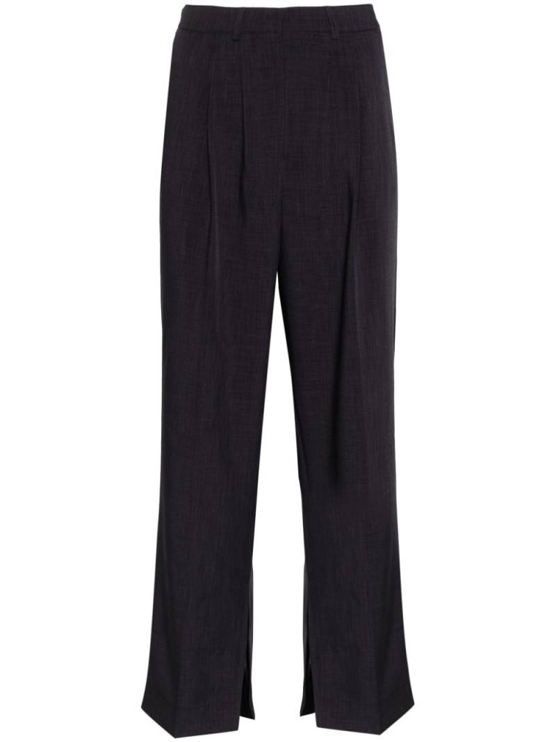 HERSKIND Rupert slit tailored trousers - Blue von HERSKIND