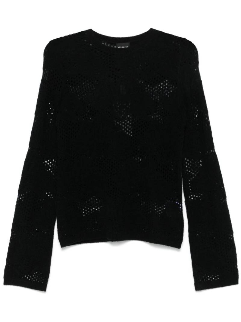 HERSKIND Silvia sweater - Black von HERSKIND