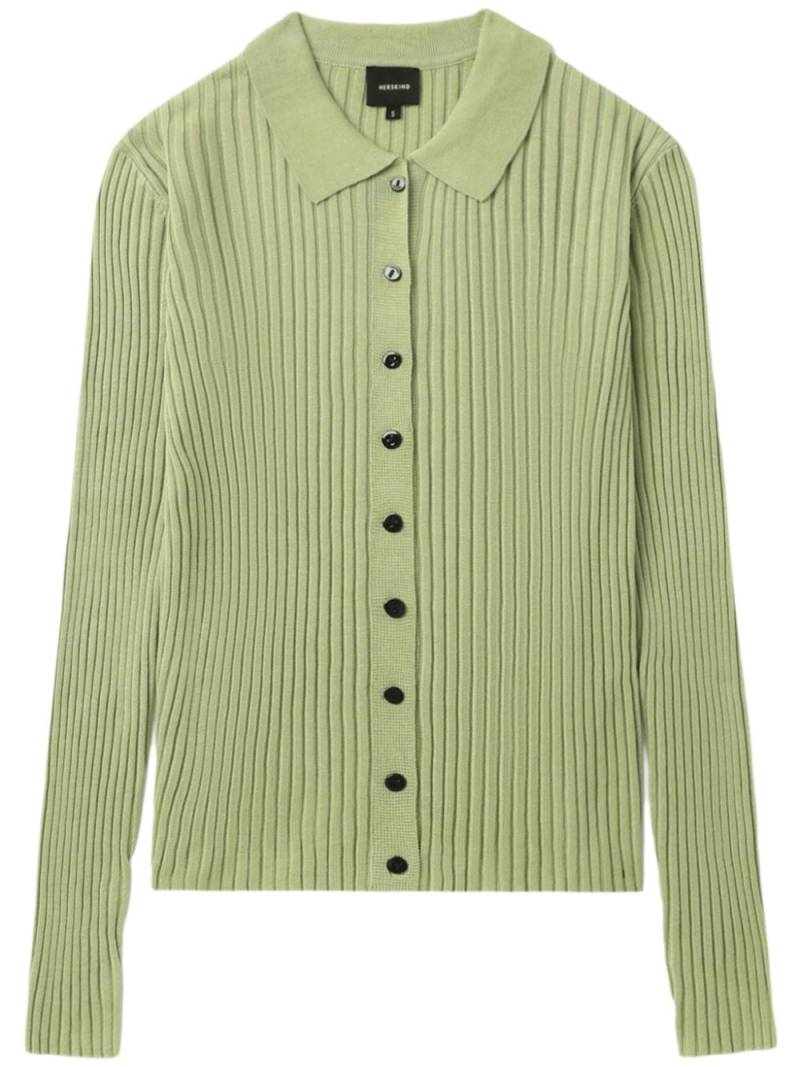 HERSKIND Turner cardigan - Green von HERSKIND