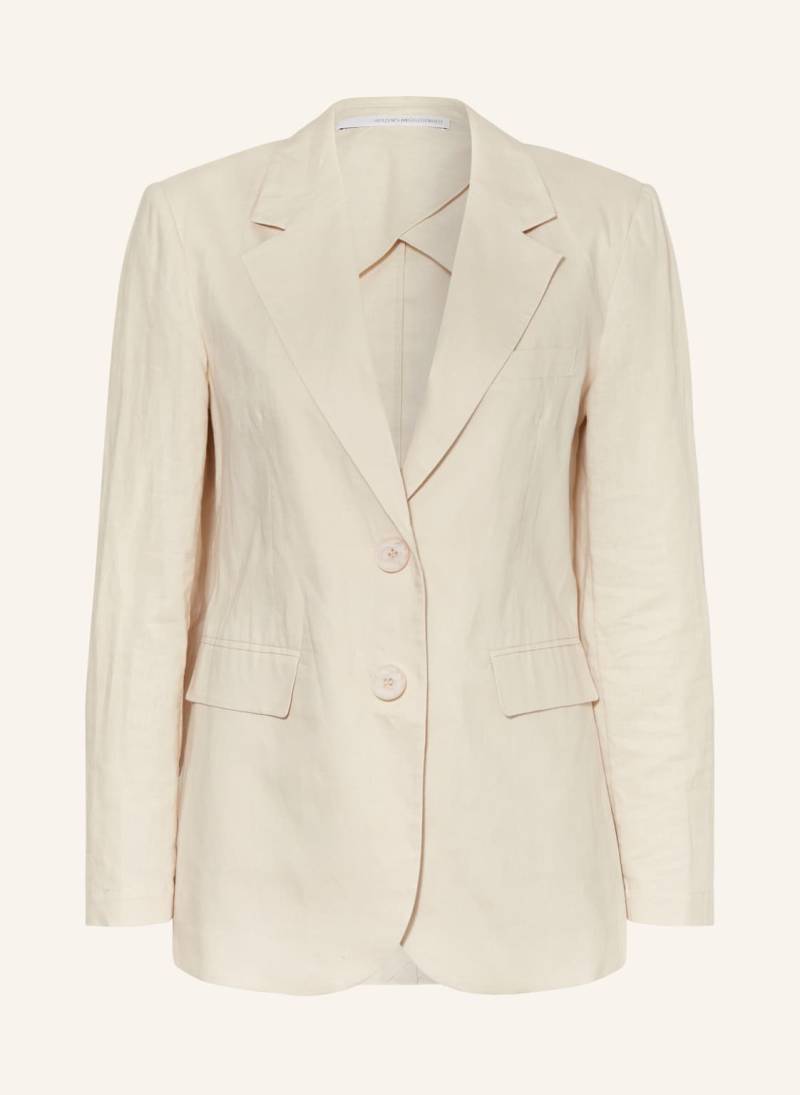 Herzen's Angelegenheit Blazer Mit Leinen beige von HERZEN'S ANGELEGENHEIT