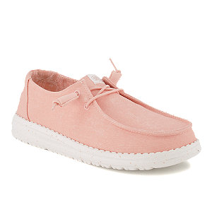 Hey Dude Wendy Canvas Damen Slipper Rosa von HEY DUDE