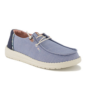 Hey Dude Wendy Chambray Boho Damen Slipper Blau von HEY DUDE