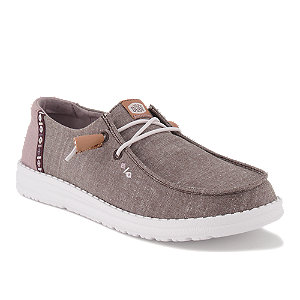 Hey Dude Wendy Chambray Boho Damen Slipper Grau von HEY DUDE