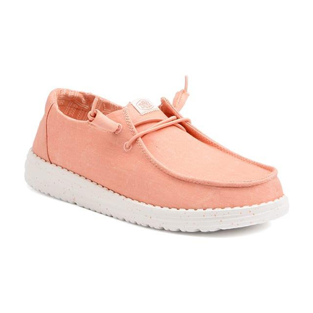 HEY DUDE - Wendy Stretch Canvas, für Damen, Rosa, Größe 37 von HEY DUDE