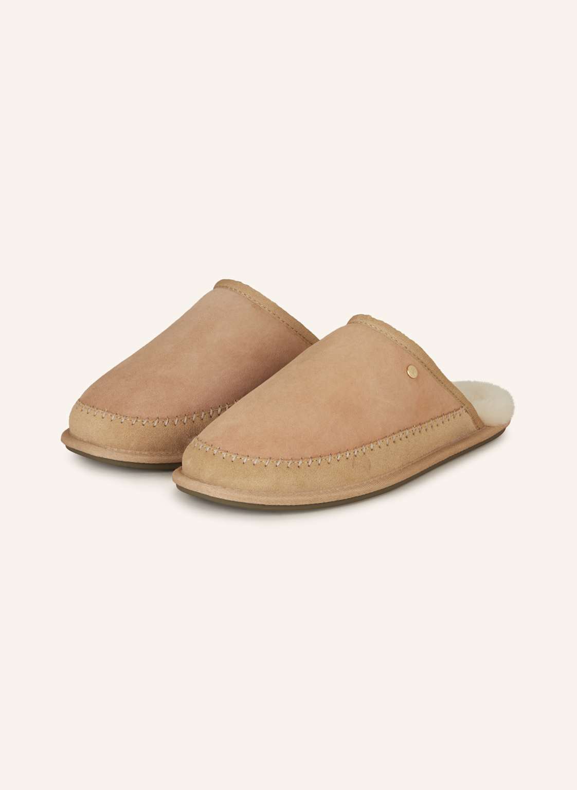 Hey Marly Pantoletten Comfy beige von HEY MARLY