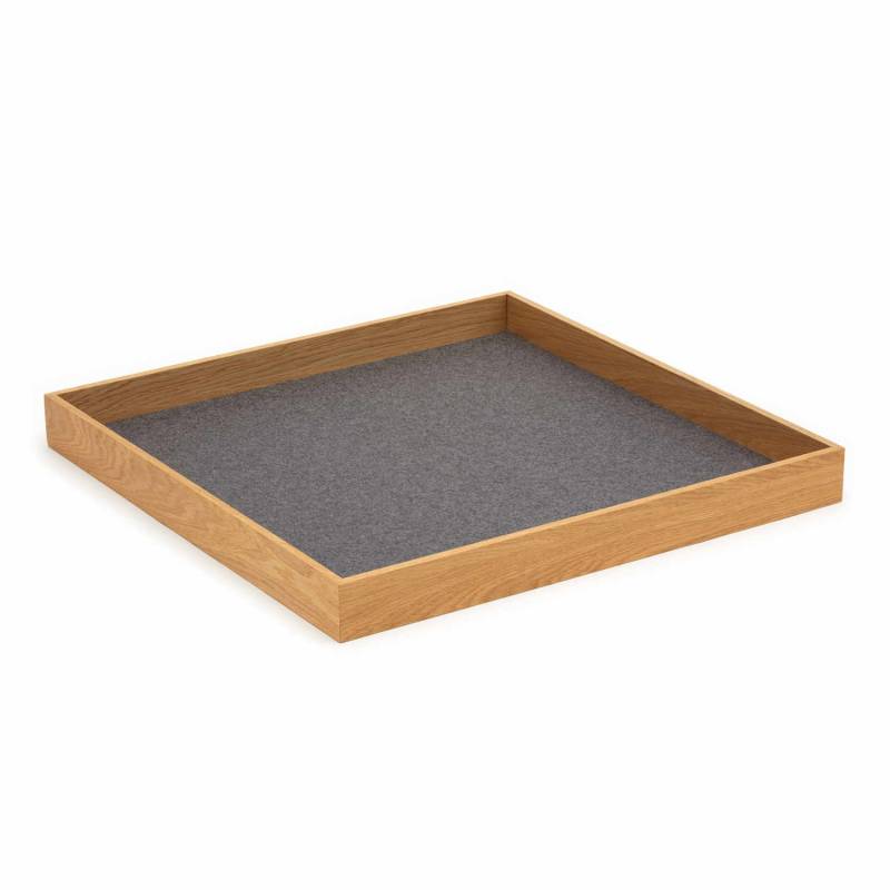 Tray quadratisch Tablett, Farbe mohnrot von HEY-SIGN