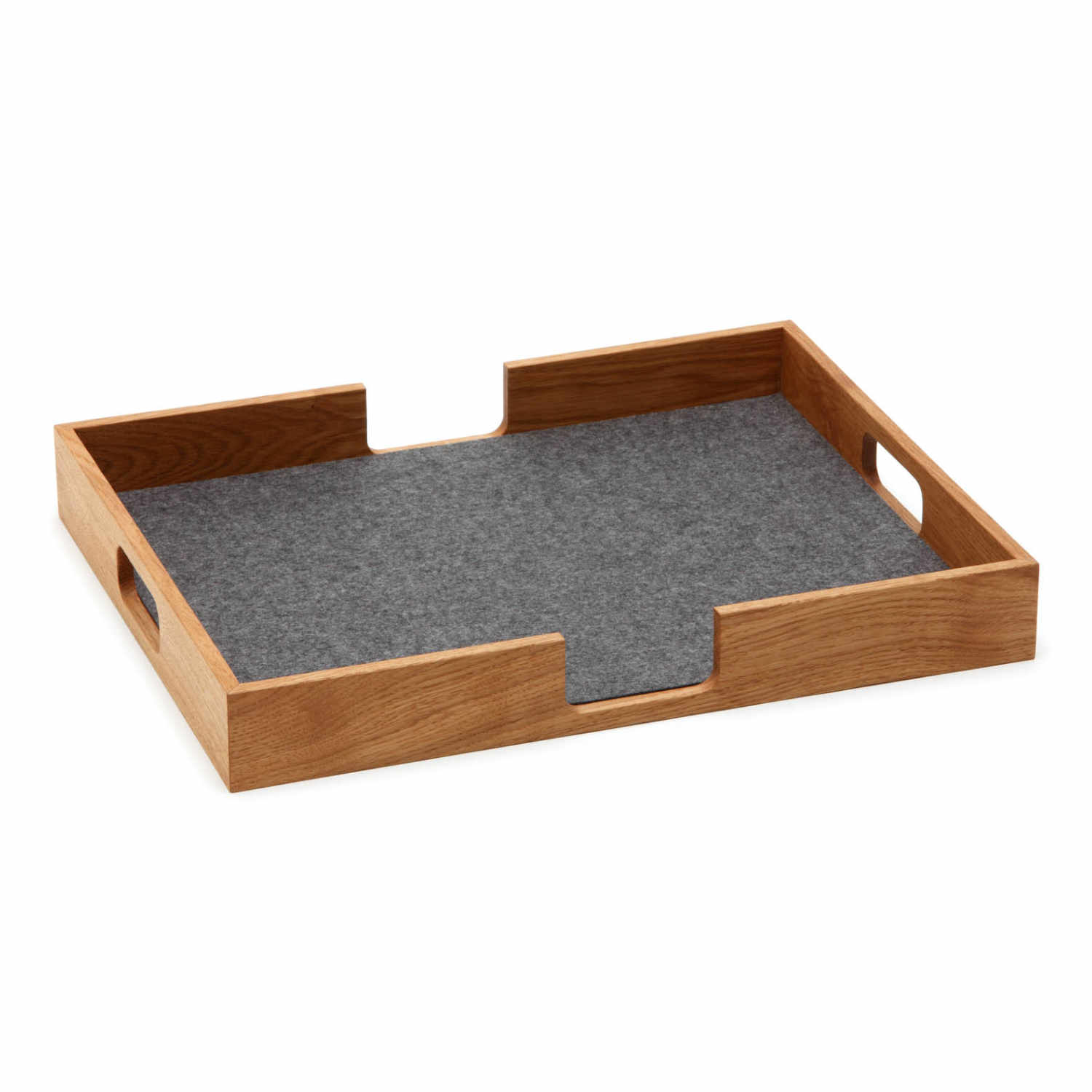 Tray rechteckig Tablett, Farbe schwarz von HEY-SIGN