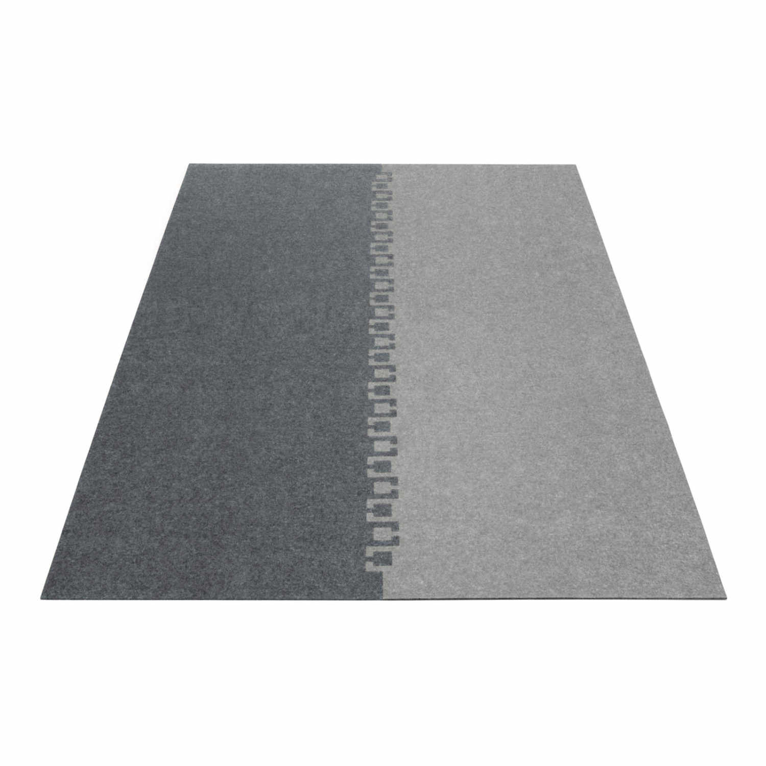 Twice rechteckig 2-teilig Teppich, Farbe mohnrot, Farbe 2 moos 71, Grösse 140 x 200 cm Twice rechteckig 2-teilig Teppich, Farbe mohnrot, Farbe 2 moos 71, Grösse 140 x 200 cm von HEY-SIGN