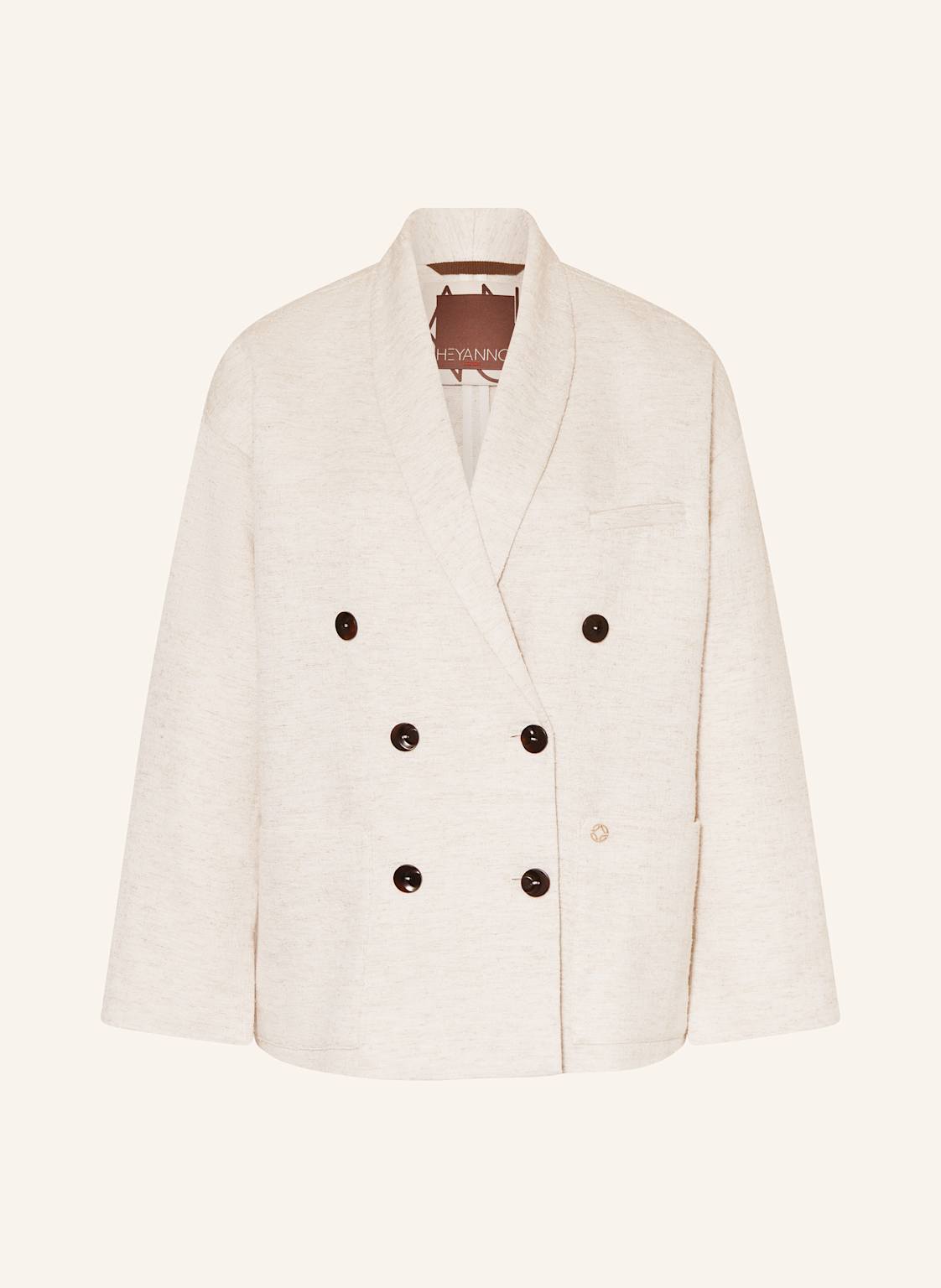 Heyanno Bouclé-Blazer Mmhvision weiss Heyanno Bouclé-Blazer Mmhvision weiss von HEYANNO