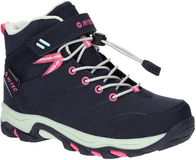 Hi-Tec Outdoorschuh »Hi-Tec Blackout Mid Wp Jrg«, Klett-/Schnürkombination, wasserdicht von HI-TEC