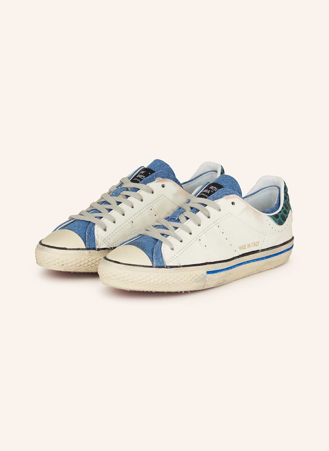 Hidn-Ander Sneaker Starless Low weiss von HIDN-ANDER