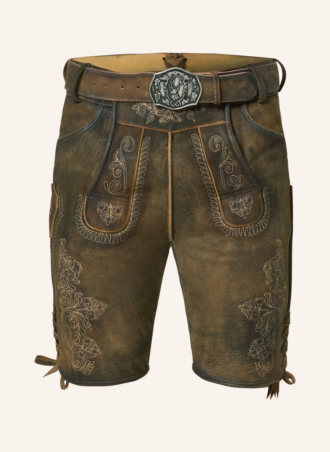 Hirscher Trachten-Lederhose Kufstein braun Hirscher Trachten-Lederhose Kufstein braun von HIRSCHER