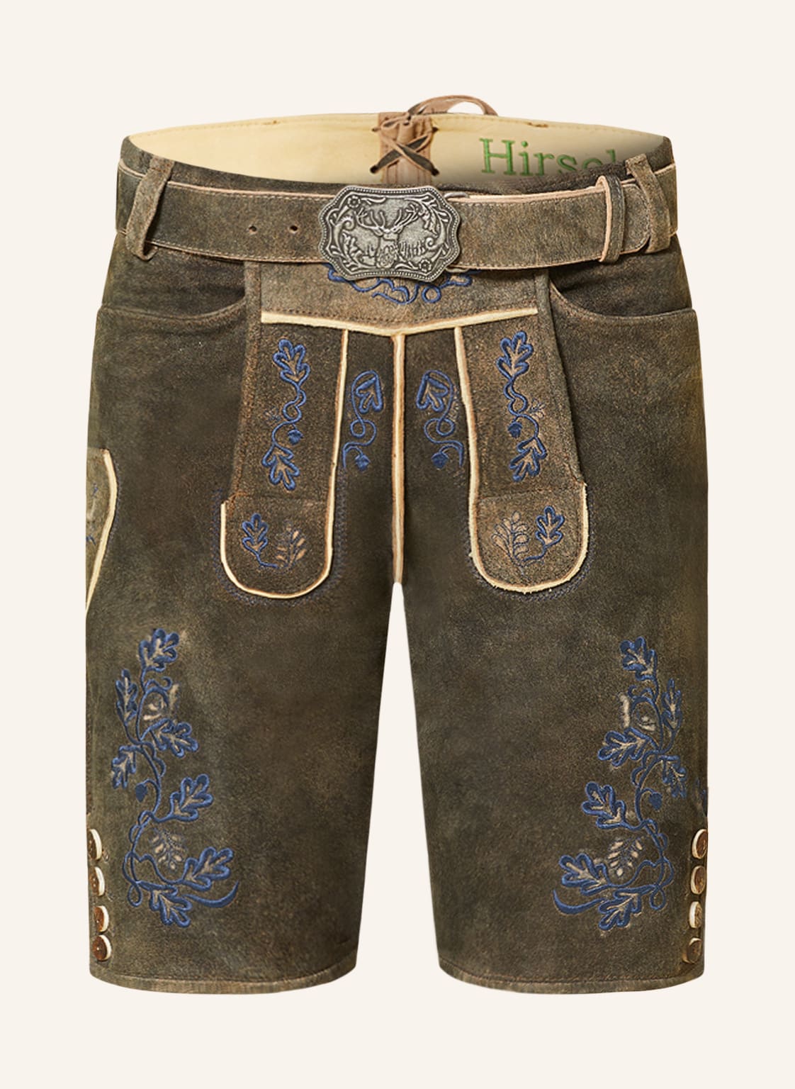 Hirscher Trachten-Lederhose Lenggries braun Hirscher Trachten-Lederhose Lenggries braun von HIRSCHER
