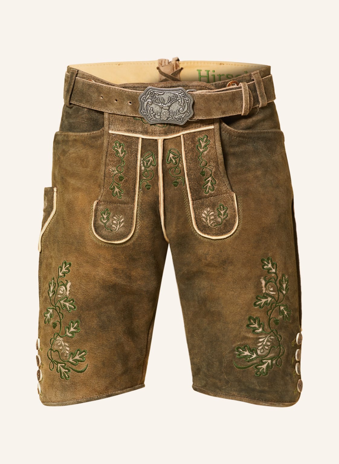Hirscher Trachten-Lederhose Lenggries braun Hirscher Trachten-Lederhose Lenggries braun von HIRSCHER
