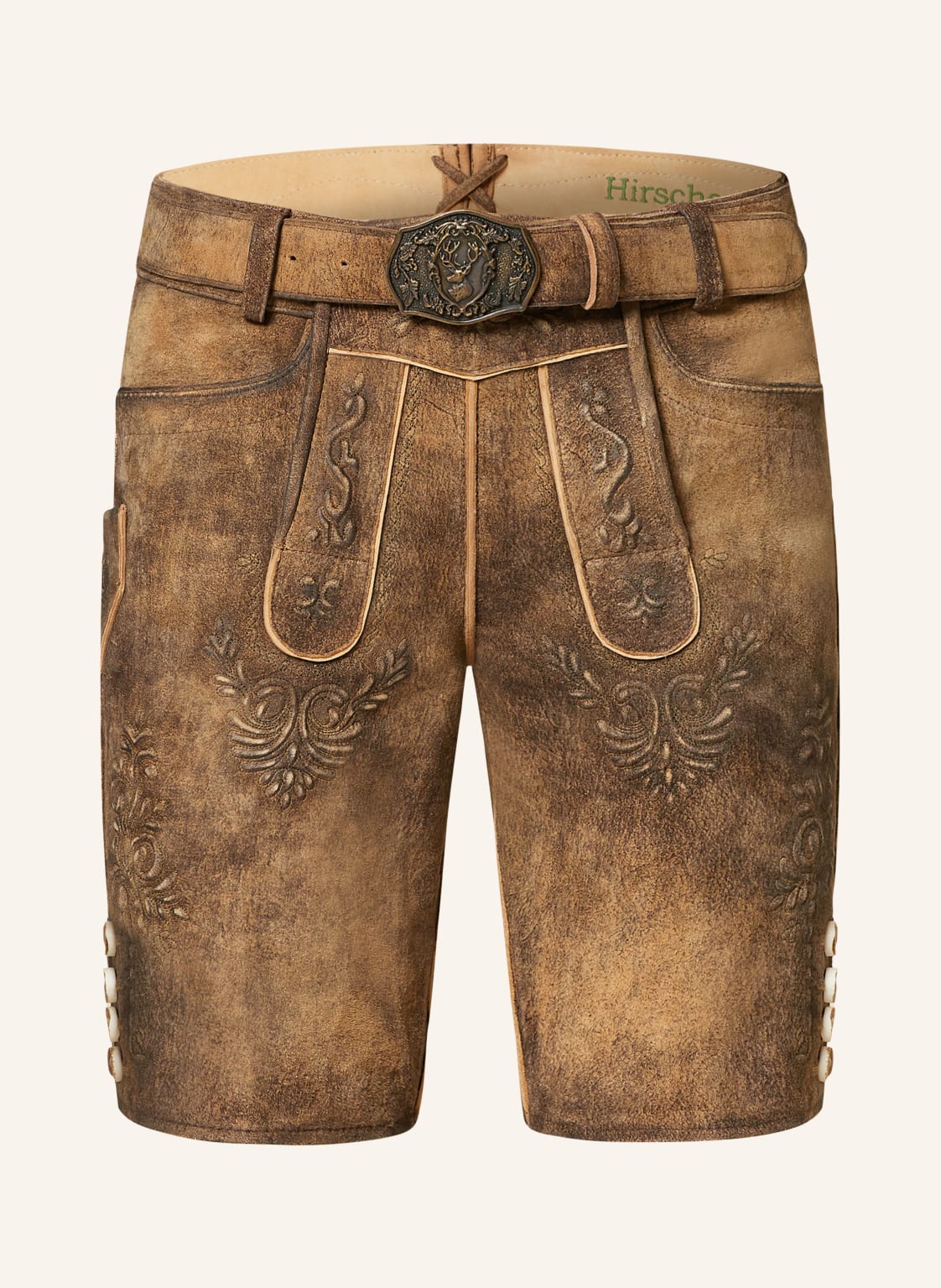 Hirscher Trachten-Lederhose Rosenheim braun Hirscher Trachten-Lederhose Rosenheim braun von HIRSCHER