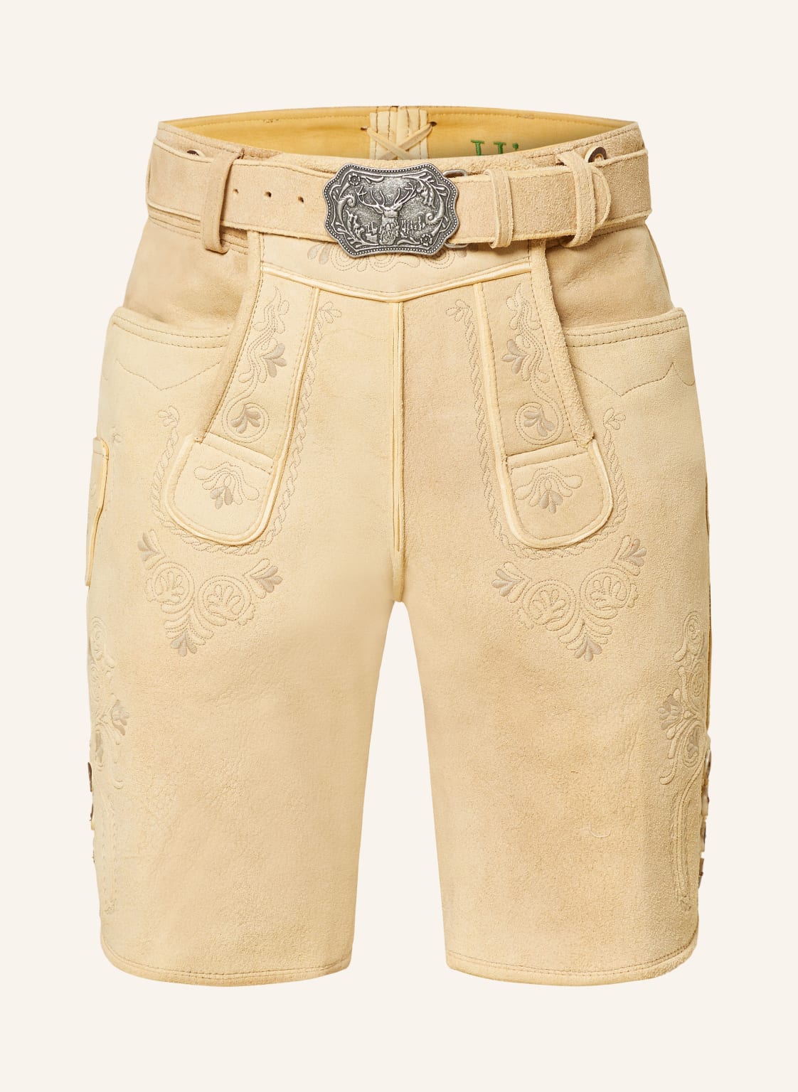 Hirscher Trachten-Lederhose Zürich beige von HIRSCHER