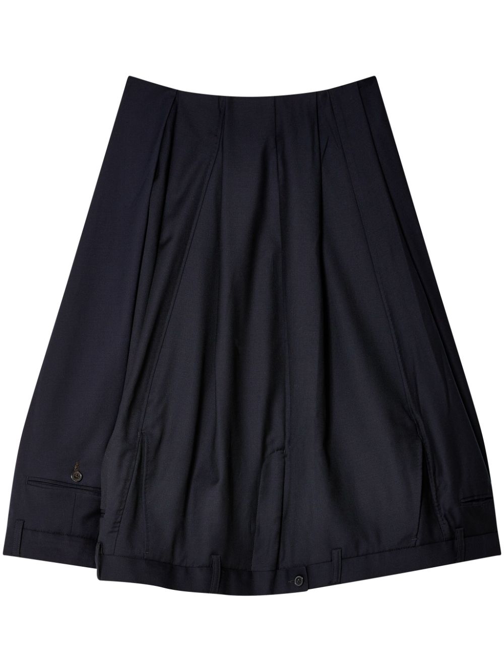 HODAKOVA Upside Down midi skirt - Blue von HODAKOVA