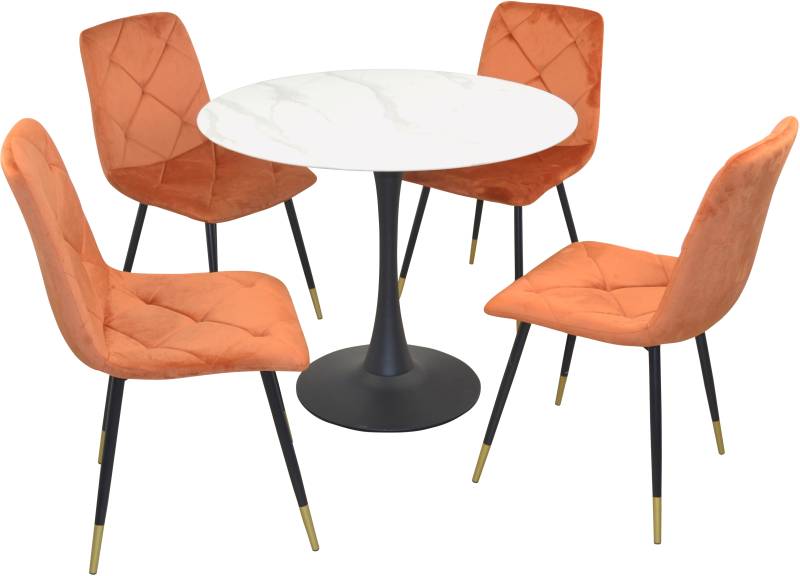 HOFMANN LIVING AND MORE Sitzgruppe, (Spar-Set, 5 tlg., 5tlg. Set) von HOFMANN LIVING AND MORE