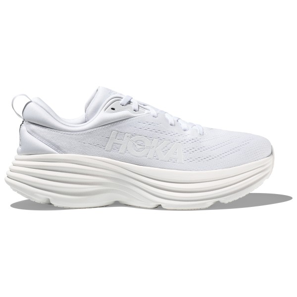 HOKA - Bondi 8 - Runningschuhe Gr 10,5 - Regular grau/weiß von HOKA