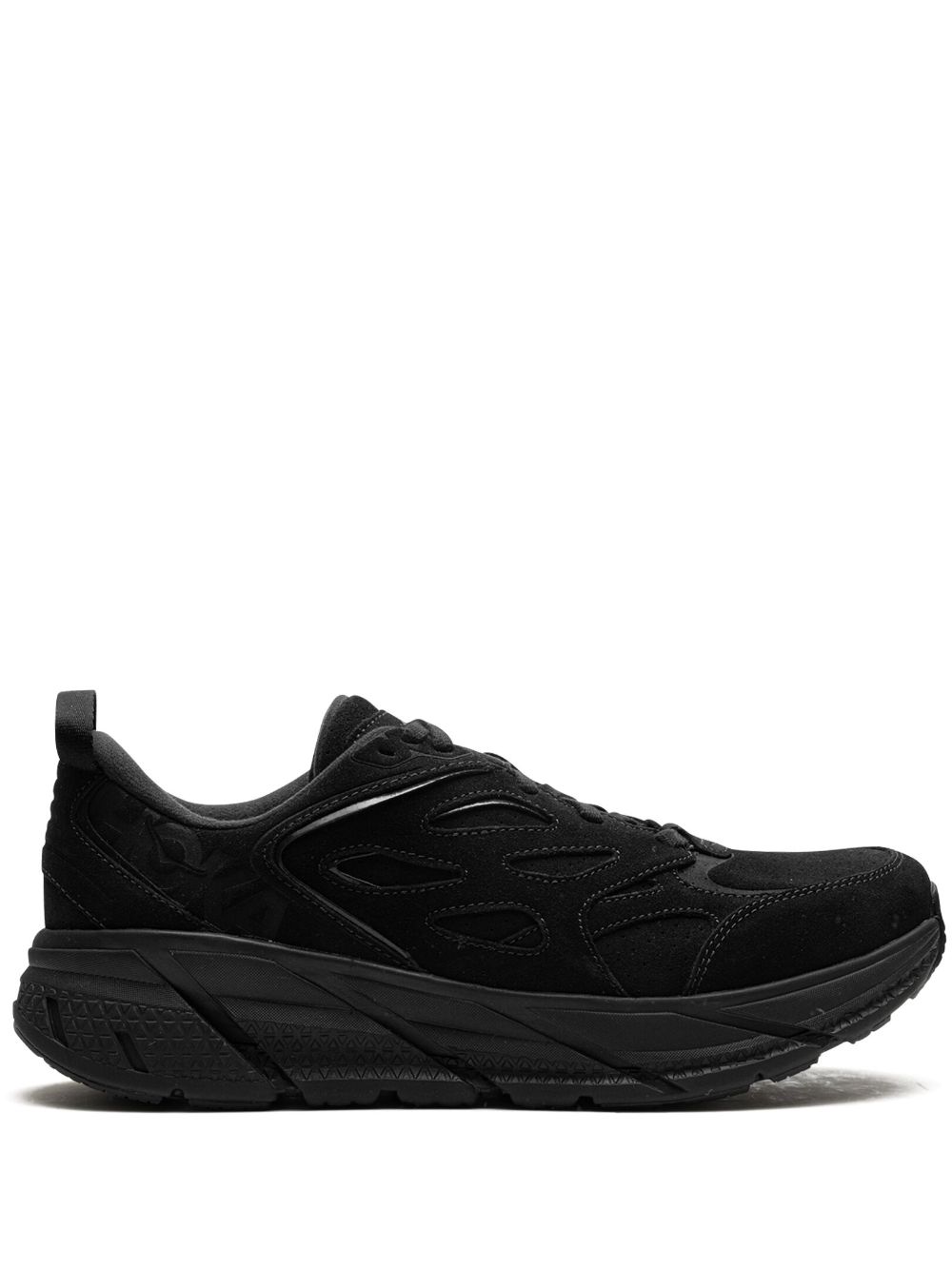 HOKA Clifton L suede sneakers - Black von HOKA