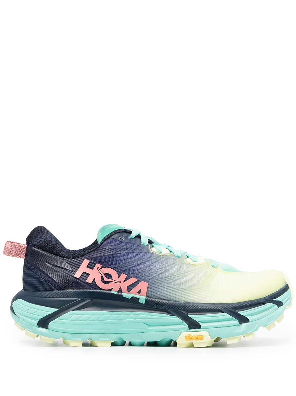 HOKA Clifton ombré-print sneakers - Blue von HOKA