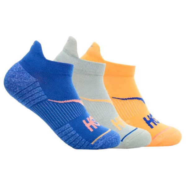 HOKA - No-Show Run Sock 3-Pack - Laufsocken Gr L;M;S grau von HOKA