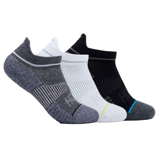 HOKA - No-Show Run Sock 3-Pack - Laufsocken Gr L grau von HOKA