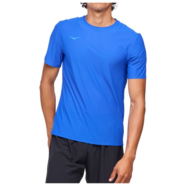 HOKA - Performance Run Short Sleeve - Laufshirt Gr L blau von HOKA