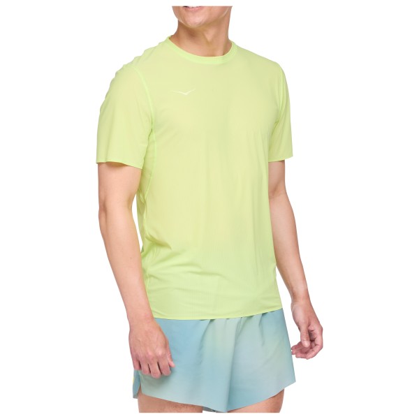 HOKA - Performance Run Short Sleeve - Laufshirt Gr L gelb von HOKA