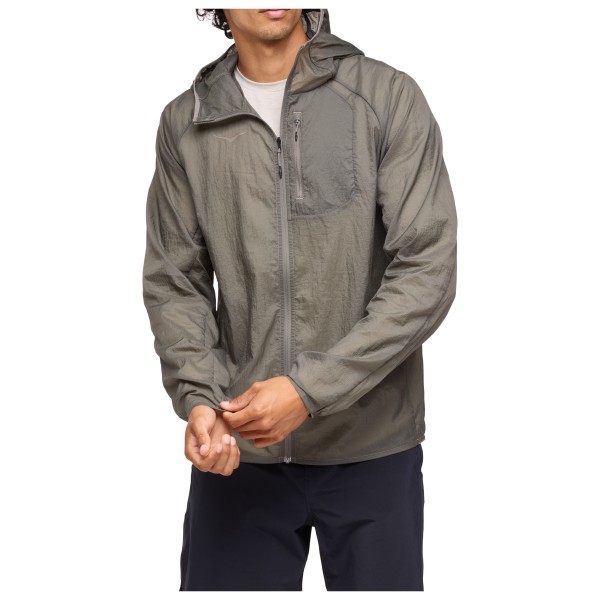 HOKA - Skyflow Jacket - Laufjacke Gr L grau von HOKA